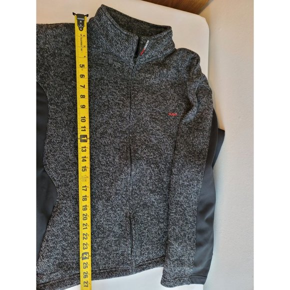 NordCap Men's Lg‎ Black/Gray Wool Blend Full Zip Long Sleeves Soft Shell Jacket - Picture 5 of 7